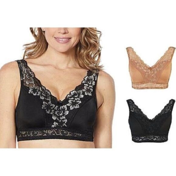 Rhonda Shear Betty Pin Up Bra 3 Pack 3X - Picture 1 of 7